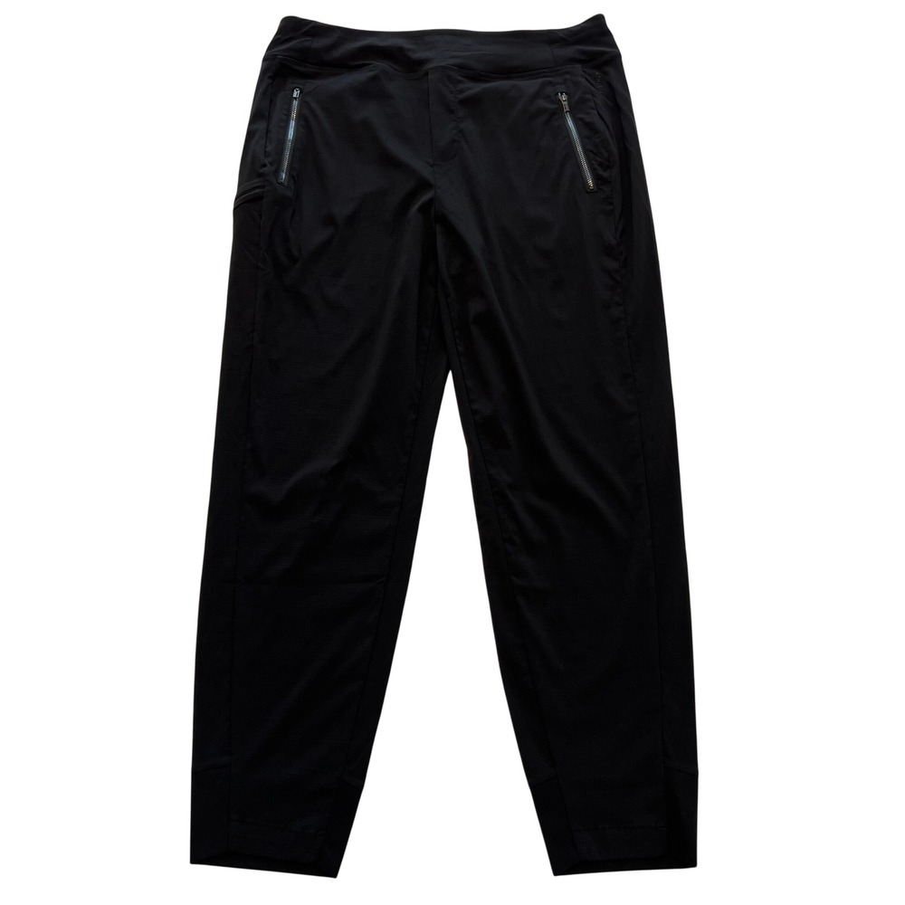 Athleta Trekkie North Black Hiking Travel Activewear Jogger Pants 12P